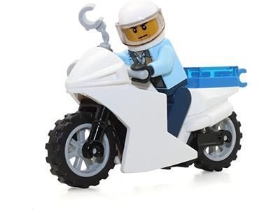 Конструктор с минифигуркой LEGO CITY Motorcycle Cop (952001), полибег 952001 фото