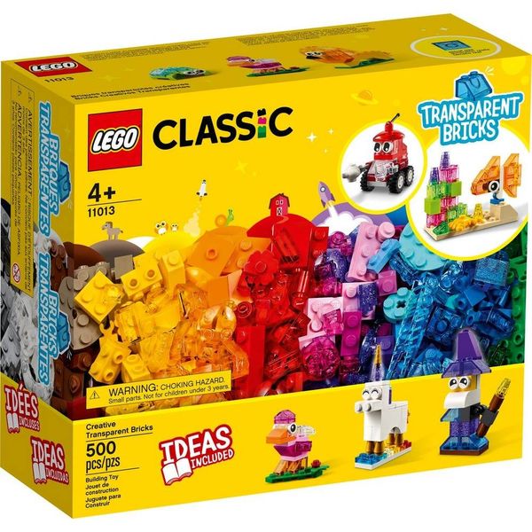 Конструктор LEGO Classic Прозорі кубики для творчості (11013) 11013 фото