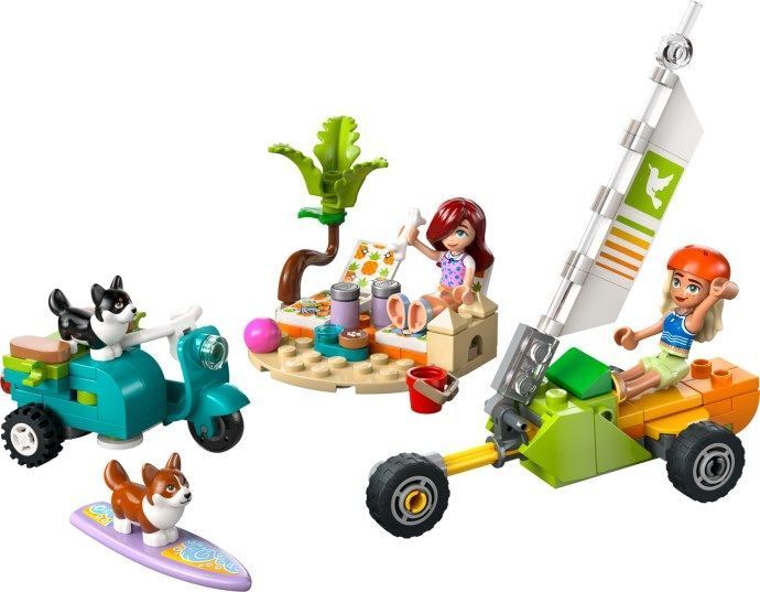 Конструктор&nbsp;LEGO&nbsp;Friends&nbsp;Собачьи приключения&nbsp;на серфе&nbsp;и&nbsp;скутере (42641) 42641 фото