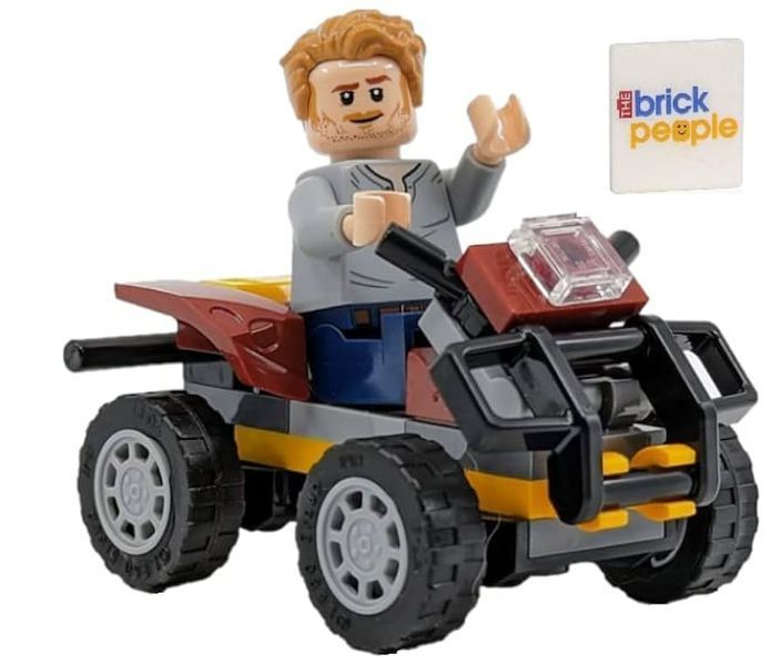 Конструктор с минифигуркой LEGO Jurassic World Owen with Quad bike (122503) полибег 122503 фото