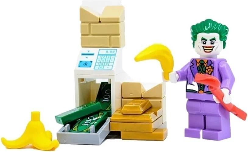 LEGO Super Heroes: Джокер и банкомат &mdash; минифигурка (212405), полибег 212405 фото