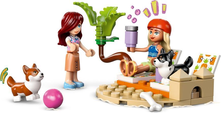 Конструктор&nbsp;LEGO&nbsp;Friends&nbsp;Собачьи приключения&nbsp;на серфе&nbsp;и&nbsp;скутере (42641) 42641 фото