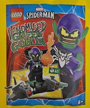 Конструктор с минифигуркой LEGO Marvel Spider-Man Venomised Green Goblin (682406), полибег 682406 фото
