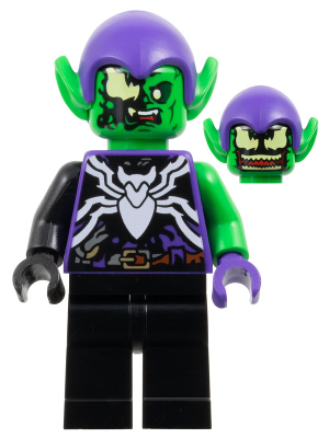 Конструктор с минифигуркой LEGO Marvel Spider-Man Venomised Green Goblin (682406), полибег 682406 фото