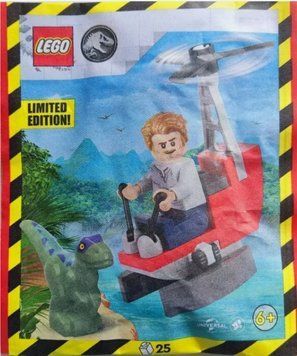 LEGO Jurassic World: Оуэн с вертолётом &mdash; полибег (122403) 122403 фото