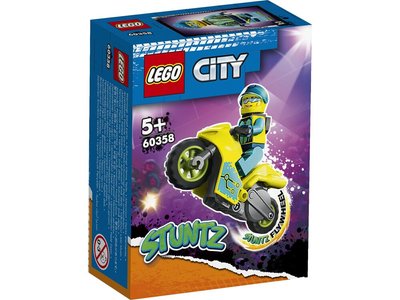 Конструктор LEGO City Каскадерський кібермотоцикл (60358) 60358 фото