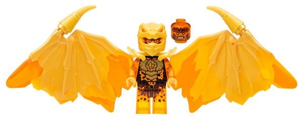 Конструктор минифигурка LEGO NINJAGO minifigures Golden Dragon Cole paper bag, 892304, Лего Ниндзяго Golden Dragon Cole, полибег 892304 фото