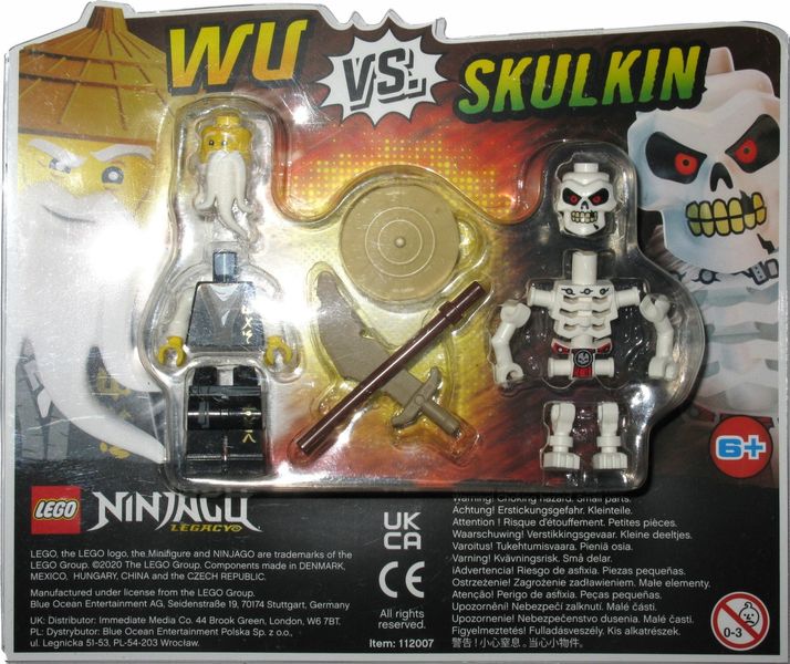 Набор редких коллекционных минифигурок LEGO Ninjago Wu vs. Skulkin (112007) 112007 фото