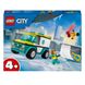 Конструктор LEGO City Карета швидкої допомоги й сноубордист, 60403 60403 фото 1