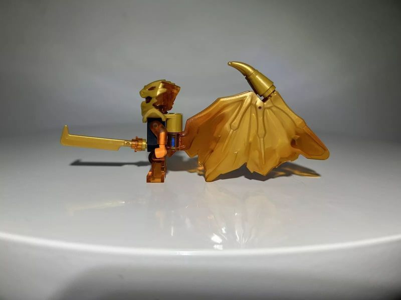 LEGO NINJAGO: Золотий Дракон Коул &mdash; мініфігурка Crystalized (892304), полібег 892304 фото