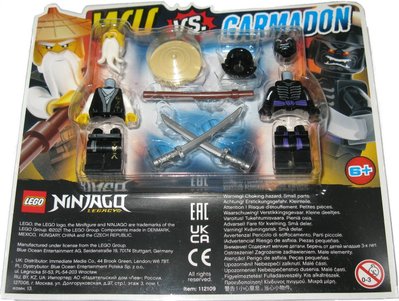 Набор редких коллекционных минифигурок LEGO Ninjago Wu vs. Garmadon (112109) 112109 фото