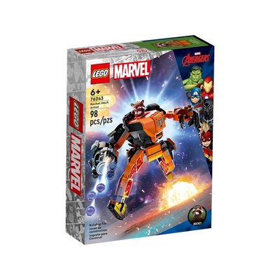 Конструктор LEGO Super Heroes Робоброня Єнота Ракети (76243) 76243 фото