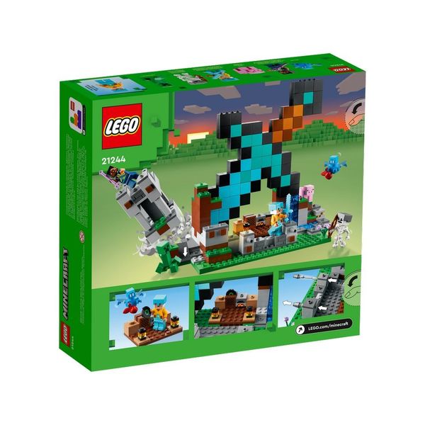 Конструктор LEGO Minecraft Форпост із мечем (21244) 21244 фото