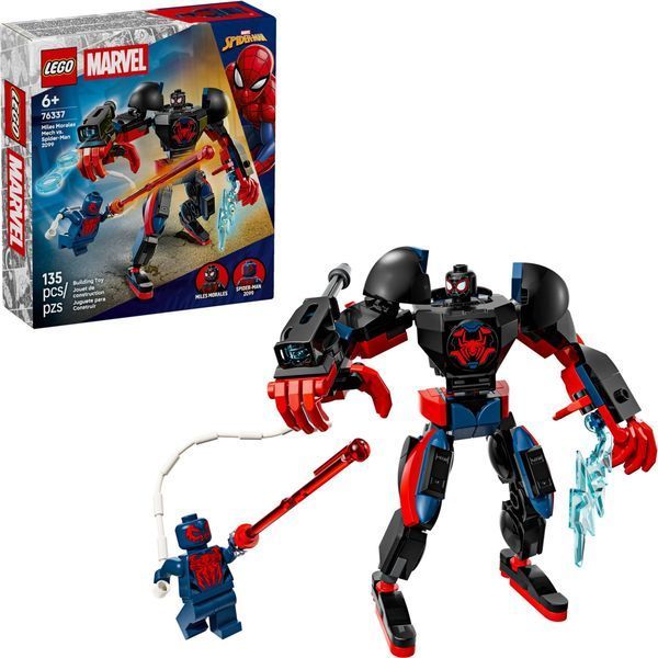 Конструктор&nbsp;LEGO&nbsp;Super&nbsp;Heroes Робот&nbsp;Майлза&nbsp;Моралеза&nbsp;vs.Человек-паук&nbsp;2099 (76337) 76337 фото
