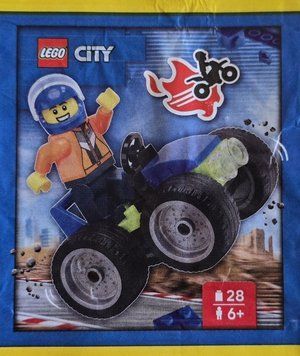 Lego Stuntman with Stunt Quad Paper Bag City L0002226 фото