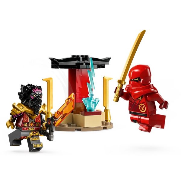 Конструктор LEGO Ninjago Автомобільна й байкова битва Кая і Рас (71789) 71789 фото