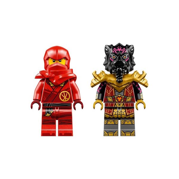 Конструктор LEGO Ninjago Автомобільна й байкова битва Кая і Рас (71789) 71789 фото