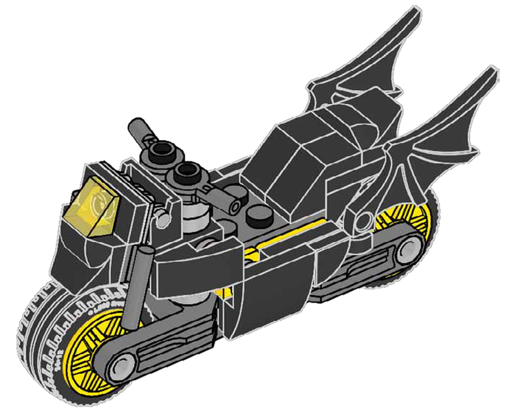 LEGO Super Heroes: Бетцикл/Batbike &mdash; набір (212404), полібег 212404 фото