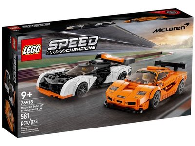 Конструктор LEGO Speed Champions McLaren Solus GT і McLaren F1 LM (76918) 76918 фото