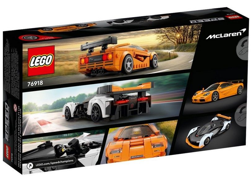 Конструктор LEGO Speed Champions McLaren Solus GT і McLaren F1 LM (76918) 76918 фото