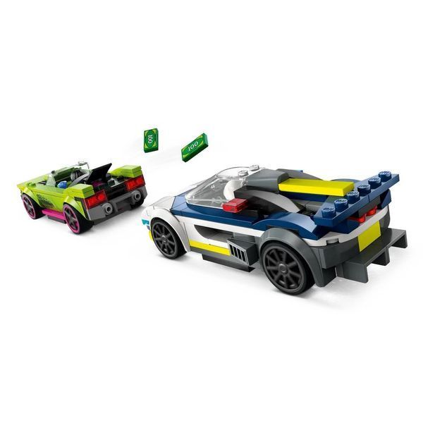 Конструктор LEGO City Преследование маслкара на полицейском автомобиле, 60415 60415 фото