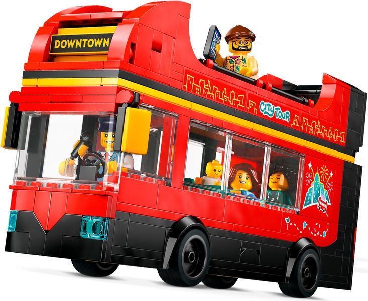 Конструктор&nbsp;LEGO&nbsp;City&nbsp;Красный двухэтажный&nbsp;экскурсионный&nbsp;автобус (60407) 60407 фото