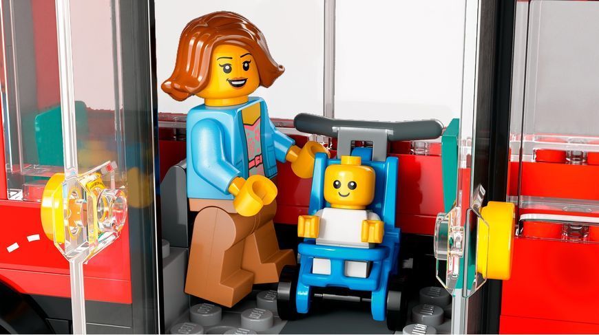 Конструктор&nbsp;LEGO&nbsp;City&nbsp;Красный двухэтажный&nbsp;экскурсионный&nbsp;автобус (60407) 60407 фото