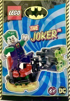 LEGO Super Heroes: Джокер с клеевым пистолетом &mdash; Коллекционная минифигурка (212116), полибег 212116 фото