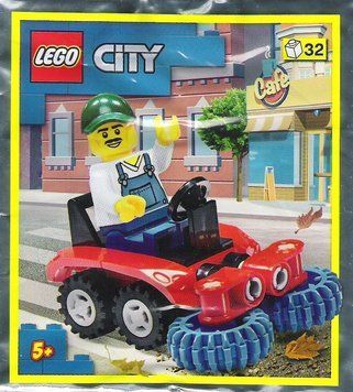 Конструктор LEGO City Прибиральник зі сміттєзбиральною машиною (952106), полібег 952106 фото