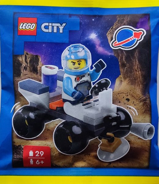 Конструктор с минифигуркой LEGO City Astronaut with Quad (952407), полибег 952407 фото