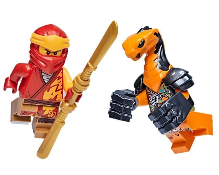 LEGO NINJAGO: Кай проти Боа &mdash; Набір мініфігурок (112217), блістер 112217 фото