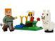 Конструктор LEGO MINECRAFT Alex, Baby Llama and Bee/минифирурка Лего Майнкрафт Алекс, детеныш ламы и пчела (662308), полибег 662308 фото 2
