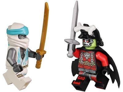 LEGO Ninjago: Зейн проти Короля Кісток &mdash; Набір мініфігурок у металевій коробці (112402) 112402 фото