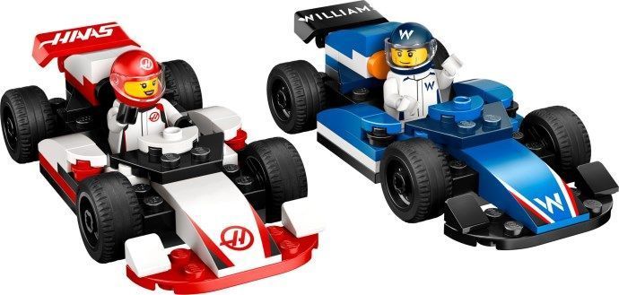 Конструктор&nbsp;LEGO&nbsp;City&nbsp;Автомобили для гонки&nbsp;F1&nbsp;команд&nbsp;Williams Racing&nbsp;и Haas&nbsp;F1 (60464) 60464 фото