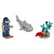 Конструктор с минифигуркой LEGO City Diver and Shark (952406), полибег 952406 фото 2