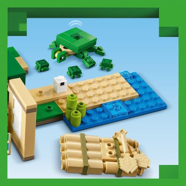 Конструктор LEGO Minecraft Пляжный дом в форме черепахи (21254) 21254 фото
