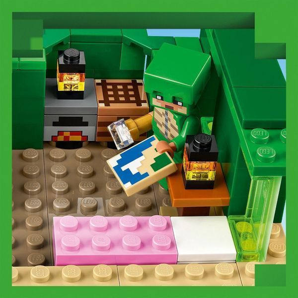 Конструктор LEGO Minecraft Пляжный дом в форме черепахи (21254) 21254 фото