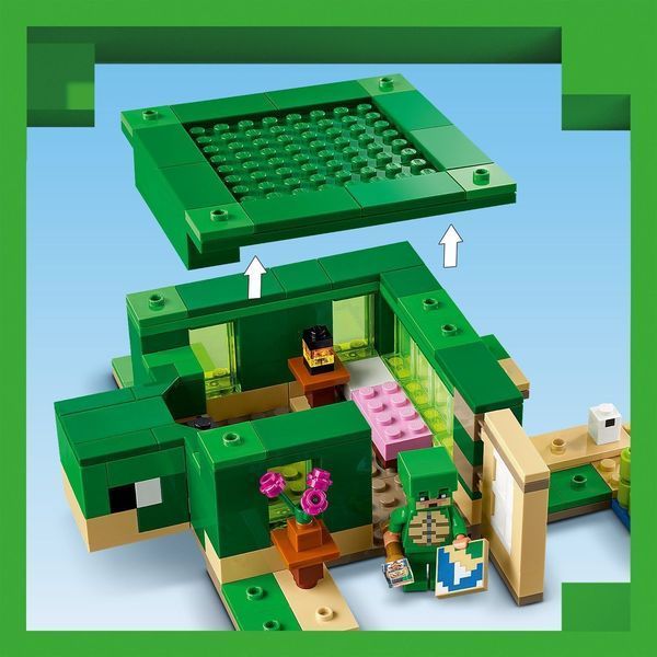 Конструктор LEGO Minecraft Пляжный дом в форме черепахи (21254) 21254 фото