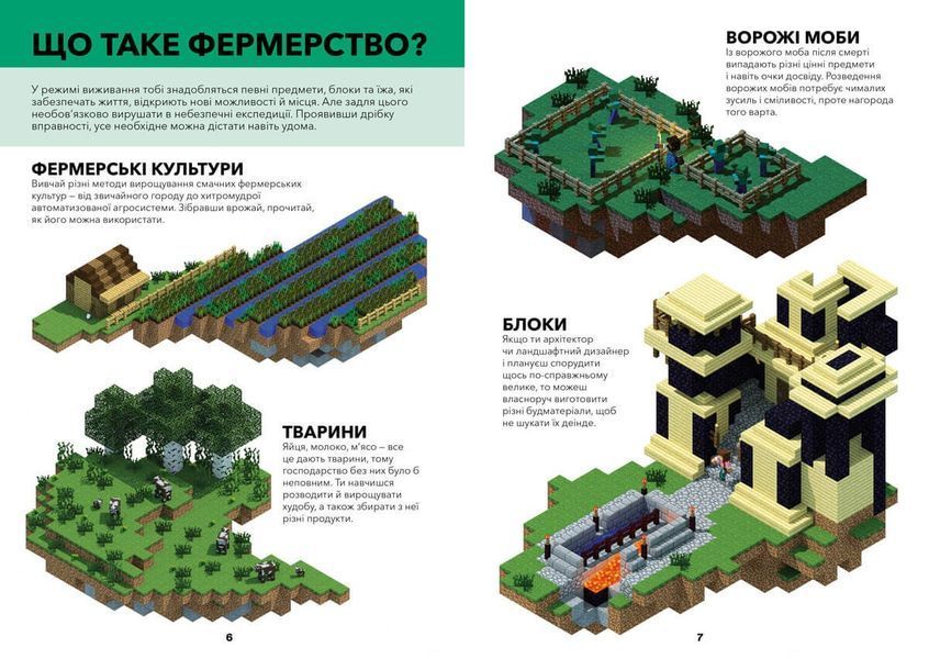 Книга MINECRAFT Довідник фермера 9786177688678 фото