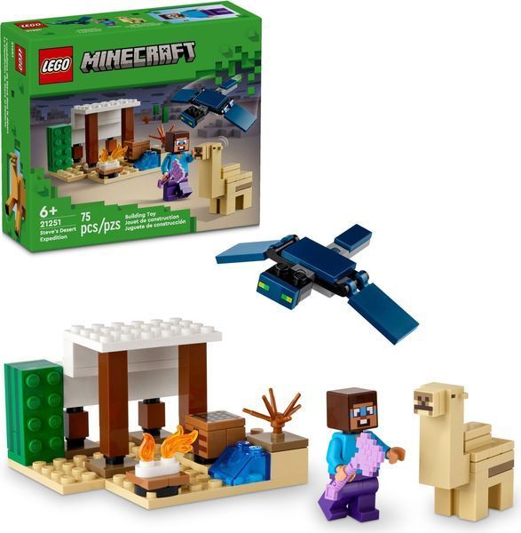 Конструктор LEGO Minecraft Експедиція Стіва в пустелю, 21251 21251 фото