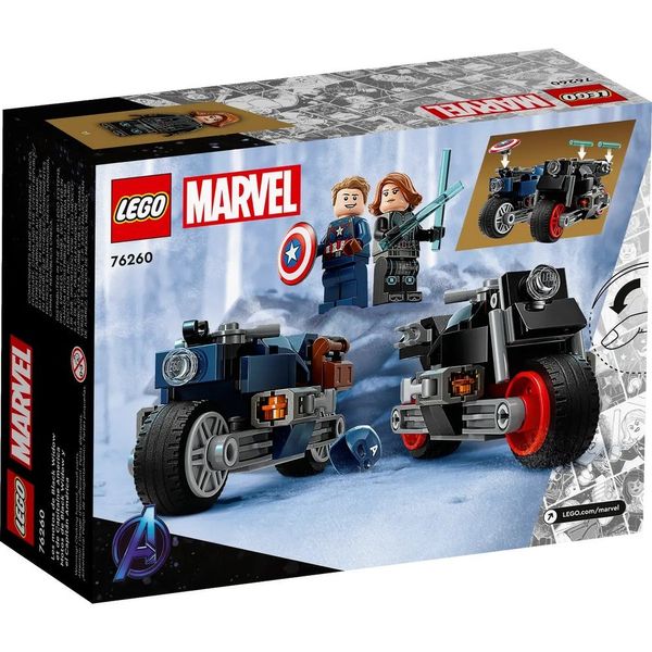 Конструктор LEGO Super Heroes Мотоциклы Черной Вдовы и Капитана Америка (76260) 76260 фото