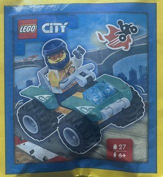 Конструктор LEGO City &laquo;Каскадер на квадроциклі&raquo; (952308) &mdash; Полібег з мініфігуркою 952308 фото