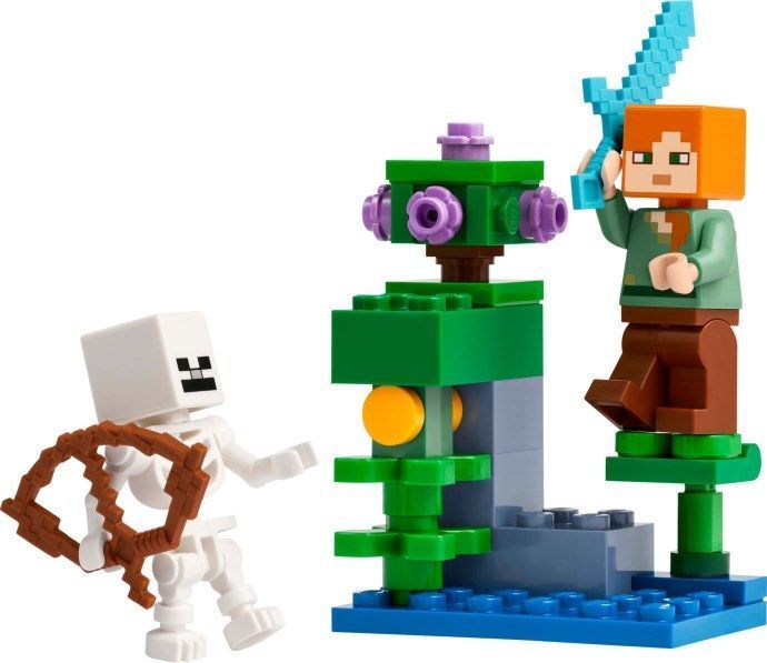 LEGO Minecraft The Lush Cave Fight, полибэг (30705) 30705 фото