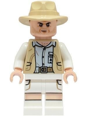 Конструктор с минифигуркой LEGO Jurassic World Robert Muldoon and Raptor (122409) полибег 122409 фото