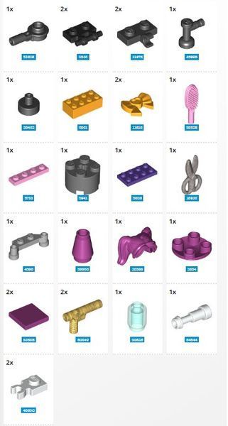 Конструктор LEGO Friends Hair Salon, мініфігурка Лего подружки Френдс Перукарня, 562201, полібег 562201 фото