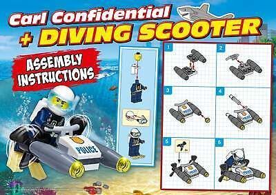 Конструктор с минифигуркой LEGO CITY Carl Confidential's Diving Scooter (952208), полибег 952208 фото