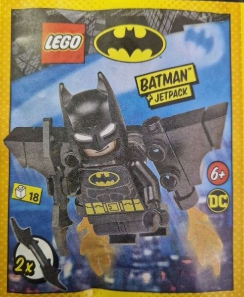 Коллекционная минифигурка конструктор LEGO Super Heroes Batman with Jetpack (212402) полибег 212402 фото