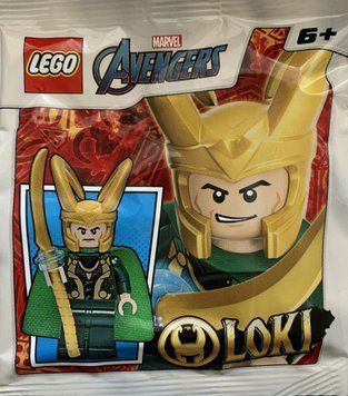 минифигурка LEGO Marvel Avengers Loki/Локи (242211), полибег 242211 фото