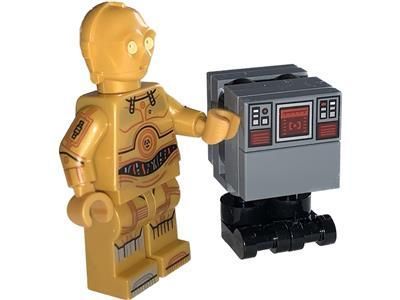 Конструктор LEGO Star Wars C-3PO and Gonk Droid, минифигурка (912310), полибэг 912310 фото