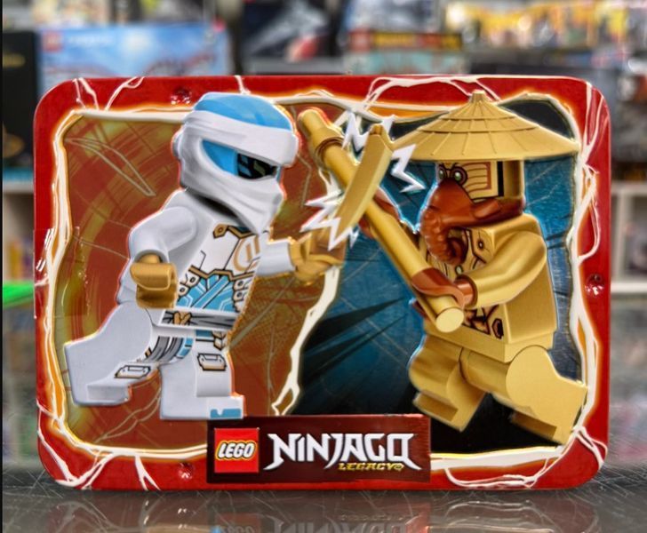 LEGO Ninjago: Зейн проти Хранителя Храму (112501) &mdash; набір мініфігурок у металевій коробці 112501 фото